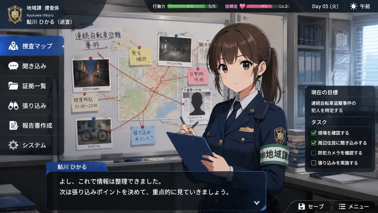 极道无赖EX 女警鮎川光 玩法展示 预览图 1